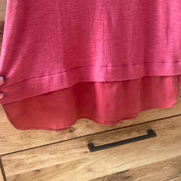 J. Crew - Bottom Layered Tank Top - Pink - Medium - Picture 3 of 7